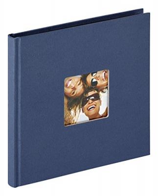 WALTHER DESIGN Album de design Fun Standard 18x18 cm bleu, avec cadrage