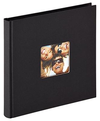 WALTHER DESIGN  Album de design Fun Standard, 18x18 cm, noir, avec cadrage