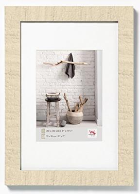 WALTHER  Design HO460W Home, cadre en bois, blanc cr&egrave;me, 40 x 60 cm