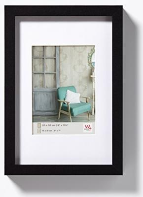 WALTHER  Design Stockholm Cadre, Bois, Noir, 33 x 3 x 43 cm