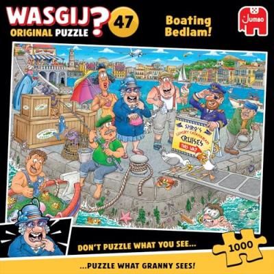 JUMBO Wasgij Puzzle Original 47 Boating Bedlam 1110100511 1000 Pi&egrave;ces