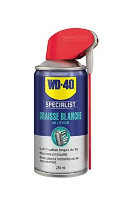 WD40 WD-40 SPECIALIST Graisse Blanche au Lithium a&eacute;rosol - 250 ml