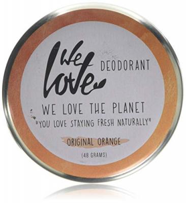 WE LOVE THE PLANET  Original Orange D&eacute;odorant Naturel Pot 48g