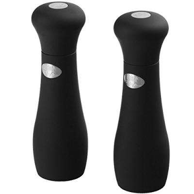 WEBER Lot de 2 moulins &agrave; poivre et sel 19 cm noirs  Style