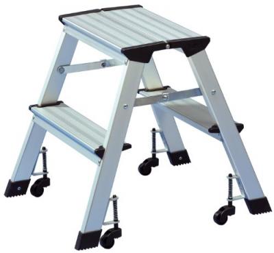 WEDO  Escabeau, en aluminium, capacit&eacute;: 150 kg, 2 x 2 marches