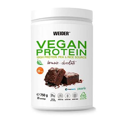 WEIDER Prot&eacute;ine V&eacute;g&eacute;tale Vegan Chocolat 750gr - 