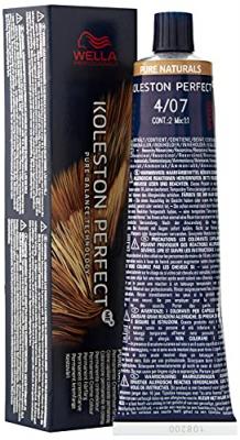 WELLA PROFESSIONALS Coloration Koleston Perfect ME+ 4/07 ch&acirc;tain naturel marron Wella 60ML