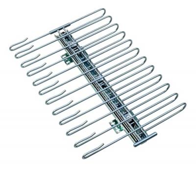 Tiroir cintres &agrave; pantalons - chrome