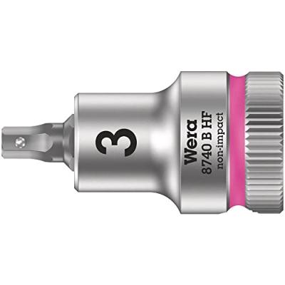 WERA  8740 B HF 05003030001 6 pans ext&eacute;rieurs Douille 3 mm 3/8 (10 mm)