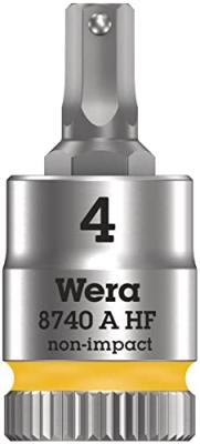 WERA  8740 A 05003333001 6 pans int&eacute;rieurs Douille-embout 4 mm 1/4 (6.3 mm)