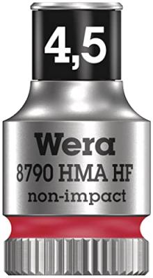 WERA  - Douille avec porte-vis 6 pans longue 1/4 4