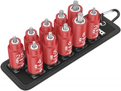 WERA Belt B VDE 1 Zyklop 05004930001 Jeu de douilles-embouts 10 pi&egrave;ces 3/8