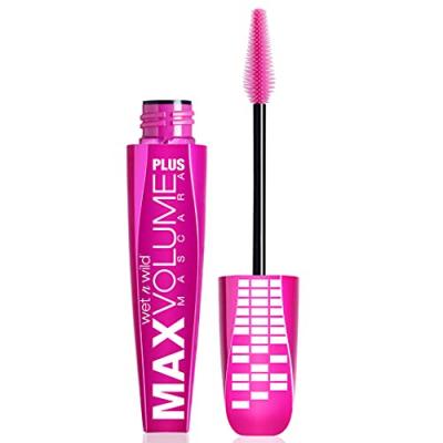 WET N WILD Mascara Wetn Wild Max Volume Plus Amp'd Black Eyelash Mascara