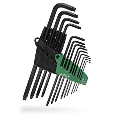 WIHA Jeu de 13 cl&eacute;s Torx Prostrar T5 &agrave; T50  avec &eacute;tui - 24852