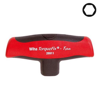 WIHA Poign&eacute;e de tournevis dynamom&eacute;trique en T, TorqueFix-Tplus, Couple de rotation max. : 14 N&middot;m