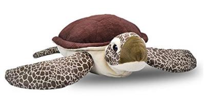 WILD REPUBLIC  tortue en peluche junior 76 cm en peluche vert/marron