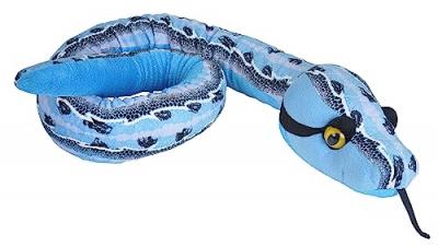 WILD REPUBLIC  peluche Tuyau Slipstream 137 cm en peluche bleu