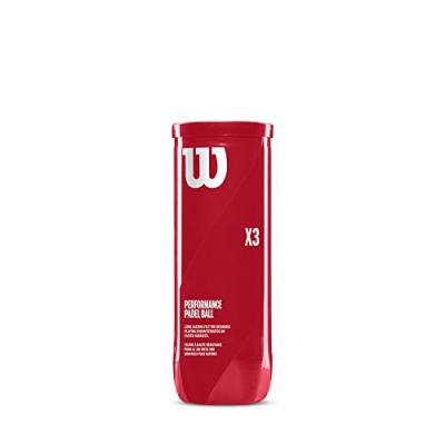 WILSON Tube De 3 Balles De Padel Pressuris&eacute;es -  Padel X3 - 