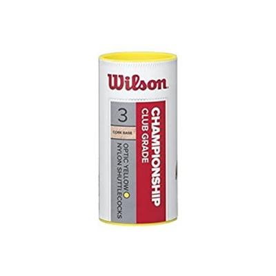WILSON Tube de 3 volants  Championship - jaune - 77