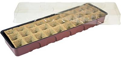 WINDHAGER Serre avec 30 pots 54,5 x 16,5 x 11cm