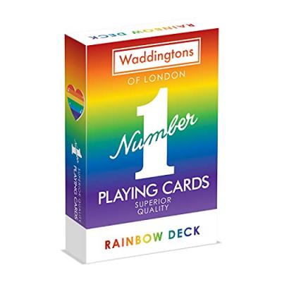 WINNING MOVES  Jeu de 54 cartes Arc-en-Ciel