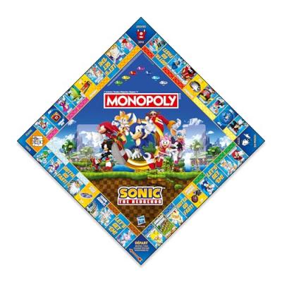 WINNING MOVES Jeu De Soci&eacute;t&eacute; Monopoly Modern Sonic  - La Boite