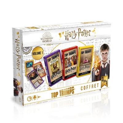 WINNING MOVES  Top Trumps Coffret 3 En 1 Harry Potter Volume 1