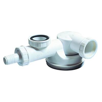 WIRQUIN  - Siphon d'&eacute;vier 1 bac 31000006, blanc - blanc