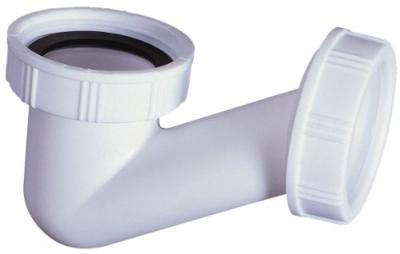 WIRQUIN  Siphon de baignoire en V - Gain de place