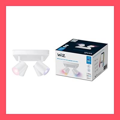WIZ  spot plafond LED Imageo, 4 lampes blanc