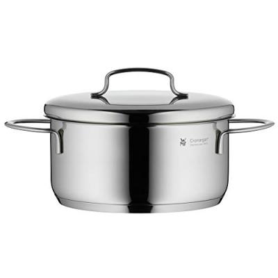 WMF Faitout bas + couvercle MINI acier inoxydable 16 cm Gris 