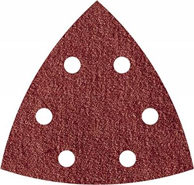 WOLFCRAFT  Patins abrasifs auto-agrippants perf., corindon grain 240