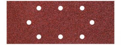 WOLFCRAFT  1968000 5 Patins Abrasifs Perfor&eacute;s Largeur 93 X Longueur 230 Mm Corindon Grains 180
