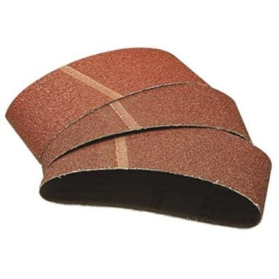 WOLFCRAFT  3 Bandes abrasives - Grain 60 - 100x610  mm