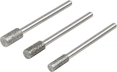 WOLFCRAFT  5987000 Cylindrical Diamond Wheels 3 Units Argent&eacute;