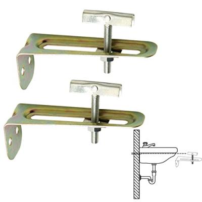 WOLFPACK  4041600 Lot de 2&nbsp;&eacute;querres pour lavabo 10&nbsp;cm