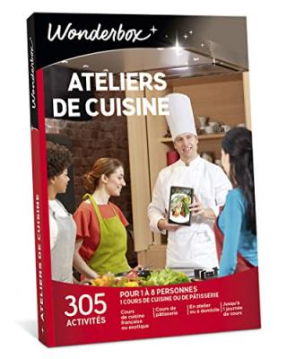  Coffret cadeau - wonderbox - ateliers de cuisine