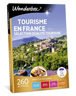 WONDERBOX Coffret cadeau  Tourisme En France - S&eacute;lection Tourisme