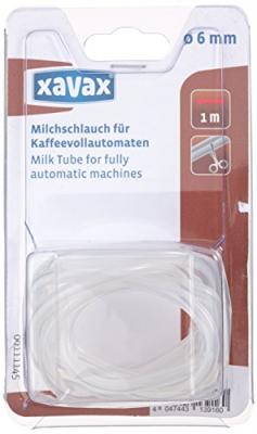 XAVAX  Tuyau pour Mousser le Lait (pour Cafeti&egrave;res Enti&egrave;rement Automatique, Diam&egrave;tre 6mm) Transparent