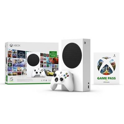MICROSOFT Console Xbox Series Xbox Series S Blanc + Game Pass Ultimate 3 mois