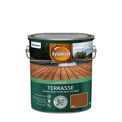 XYLADECOR Saturateur Terrasse - Teck - Mat - Sol en bois - 5L