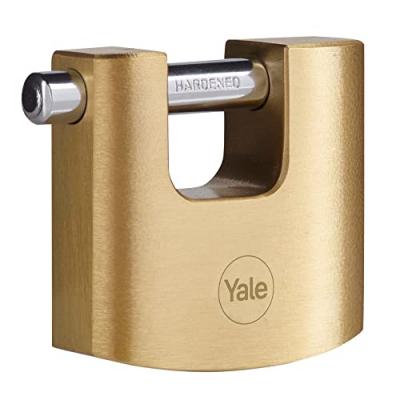YALE Cadenas rectangulaire  laiton - 70 mm - 3 Cl&eacute;s - 24319000
