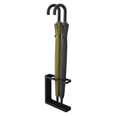 YAMAZAKI  umbrella stand porte-parapluie, acier, noir, 24x 7x 27cm