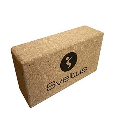 SVELTUS Tapis de gymnastique  Yoga brick liege Beige Taille : Unique