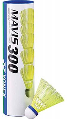 YONEX Volant De Badminton En Plastique  Mavis 300 X 6 - Blanc - 