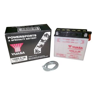 YUASA Batterie 12v 5,5 ah 12n5.5-3b conventionnelle avec entretien (lg135xl60xh130)