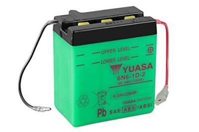 YUASA Batterie  6N6-1D-2 conventionnelle