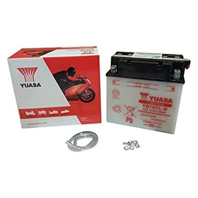 YUASA Batterie 12v 19 ah yb16cl-b yumicron avec entretien (lg175xl100xh175)