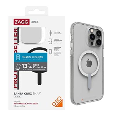 ZAGG GEAR4 Santa Cruz Snap coque de protection pour t&eacute;l&eacute;phones portables 17 cm (6.7 ) Housse Noir - Neuf