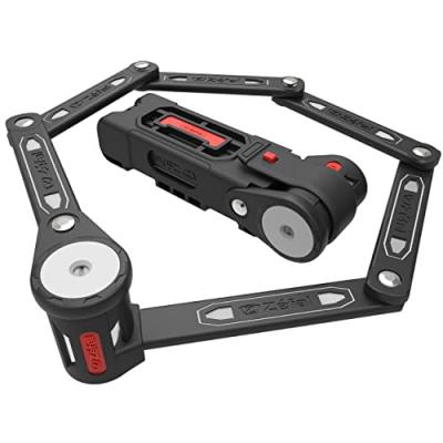 Antivol velo pliable a cle l 71cm zefal k traz f16 noir avec support